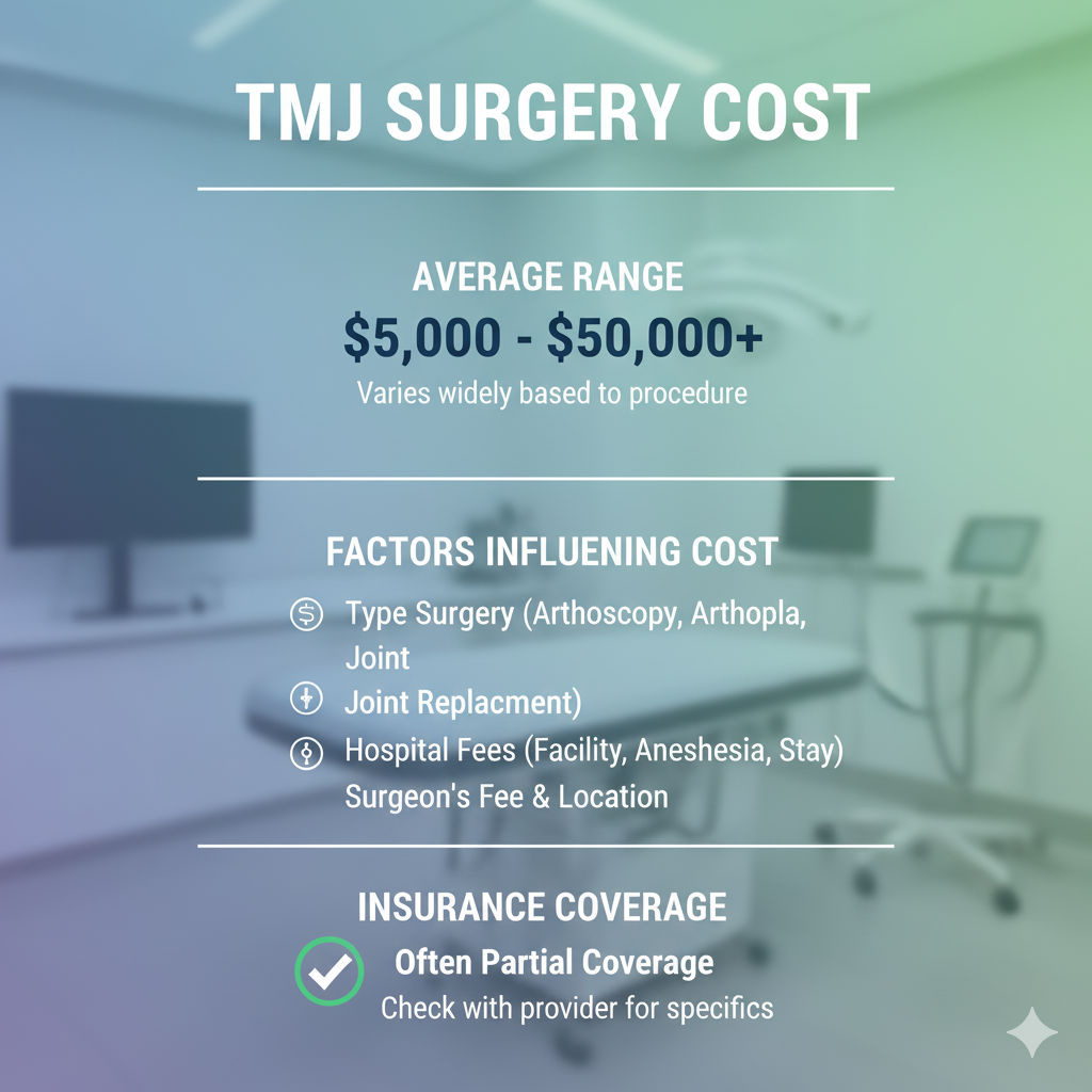Understanding the TMJ Surgery Cost