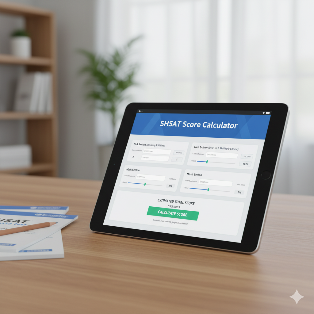 shsat score calculator