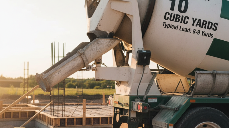 How Many Yards of Concrete in a Truck: A Complete Expert Guide