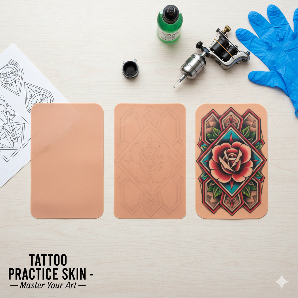 tattoo practice skin