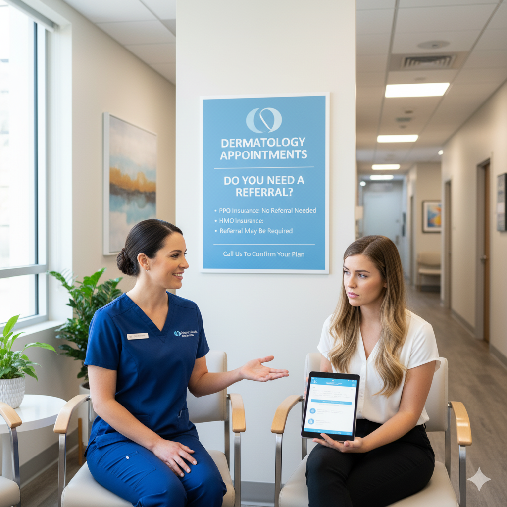 do you need a referral to see a dermatologist