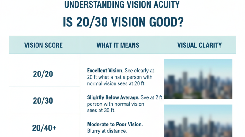 Is 20/30 Vision Good: Comprehensive Insights Into Visual Acuity and Eye Health