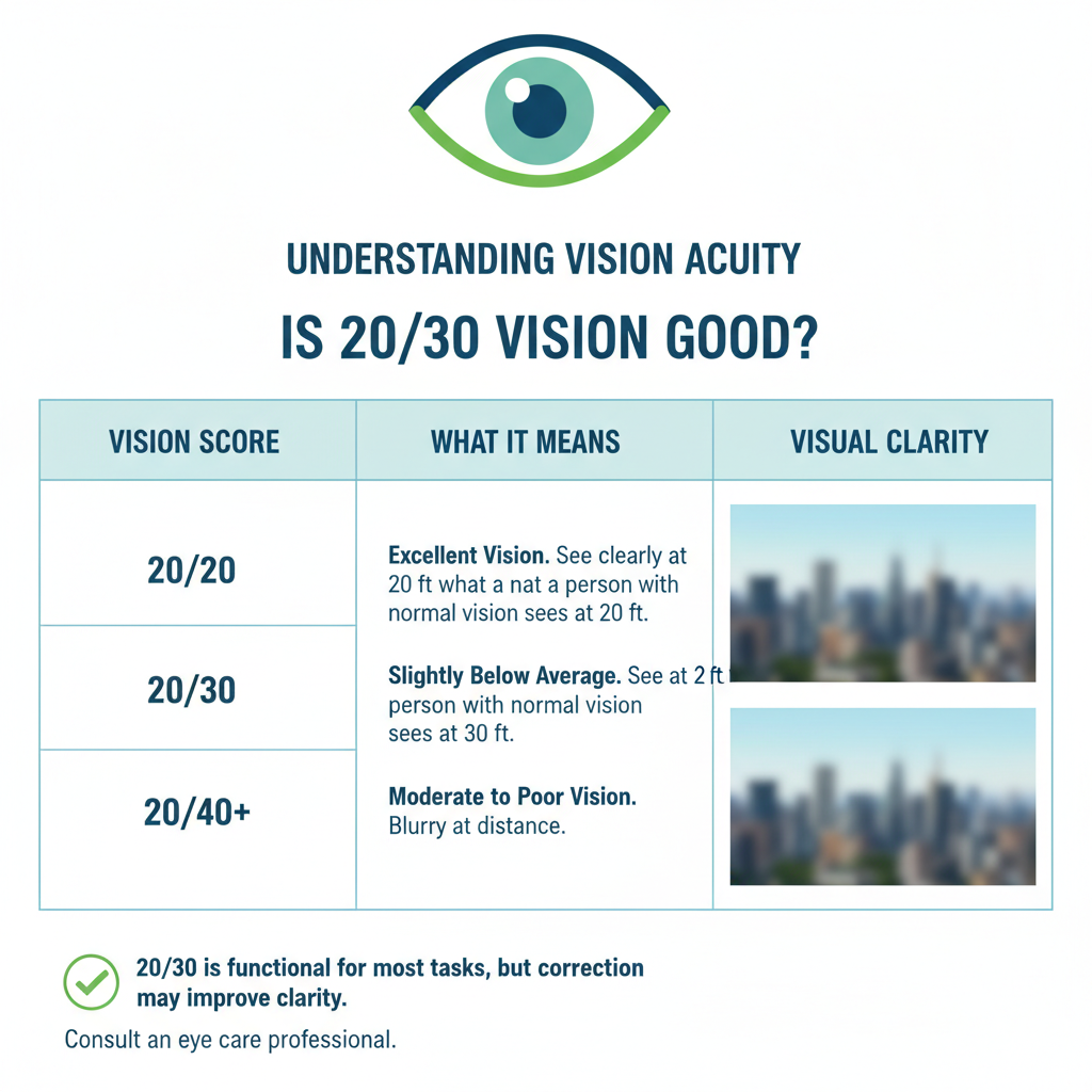 Is 20/30 Vision Good: Comprehensive Insights Into Visual Acuity and Eye Health
