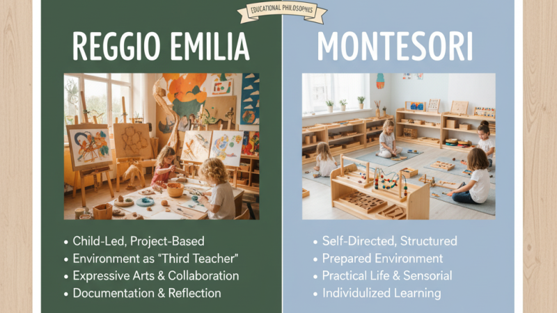 Reggio Emilia vs Montessori: A Complete, In-Depth Comparison for Parents, Educators, and Researchers