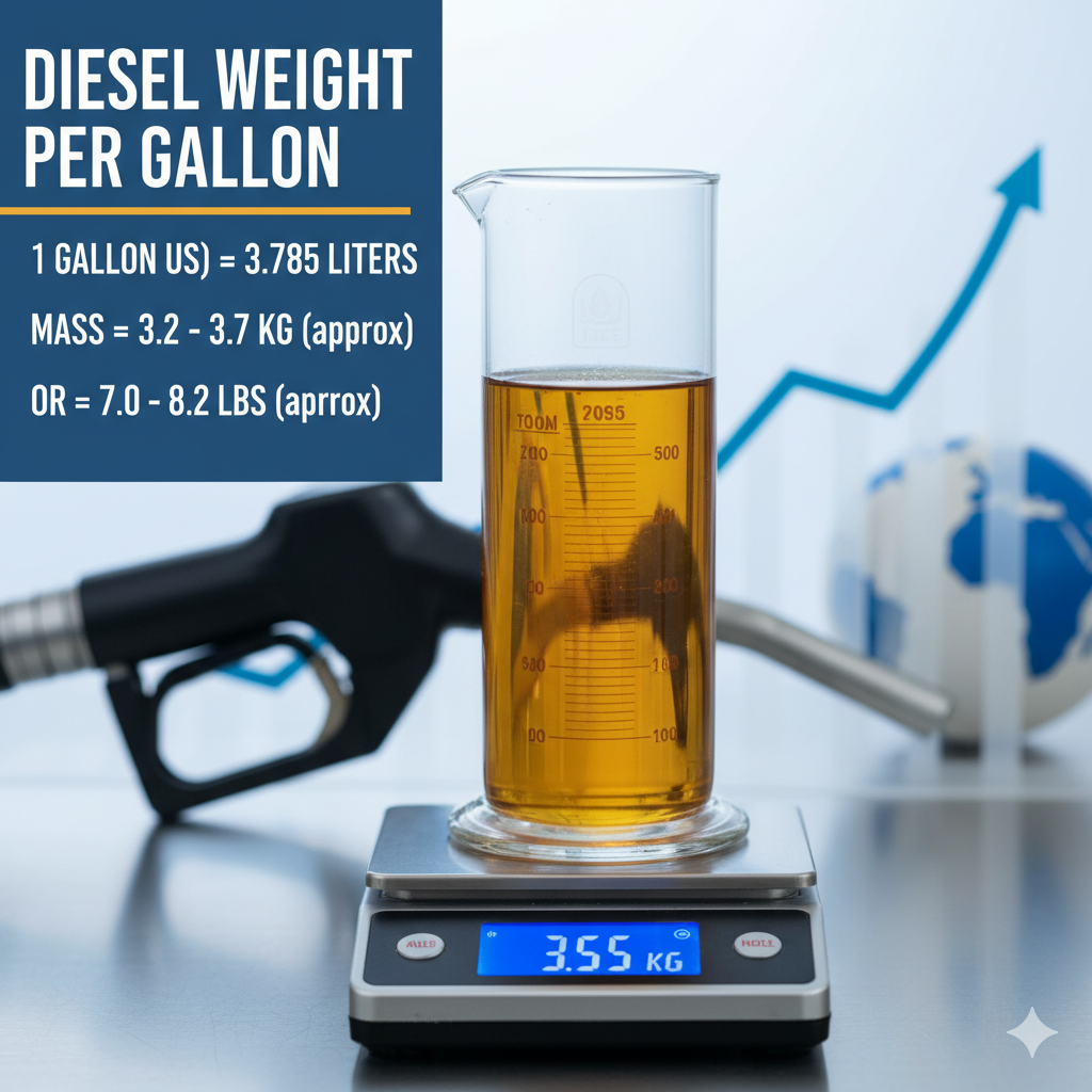 Diesel Weight Per Gallon: A Comprehensive Guide 2 diesel weight per gallon
